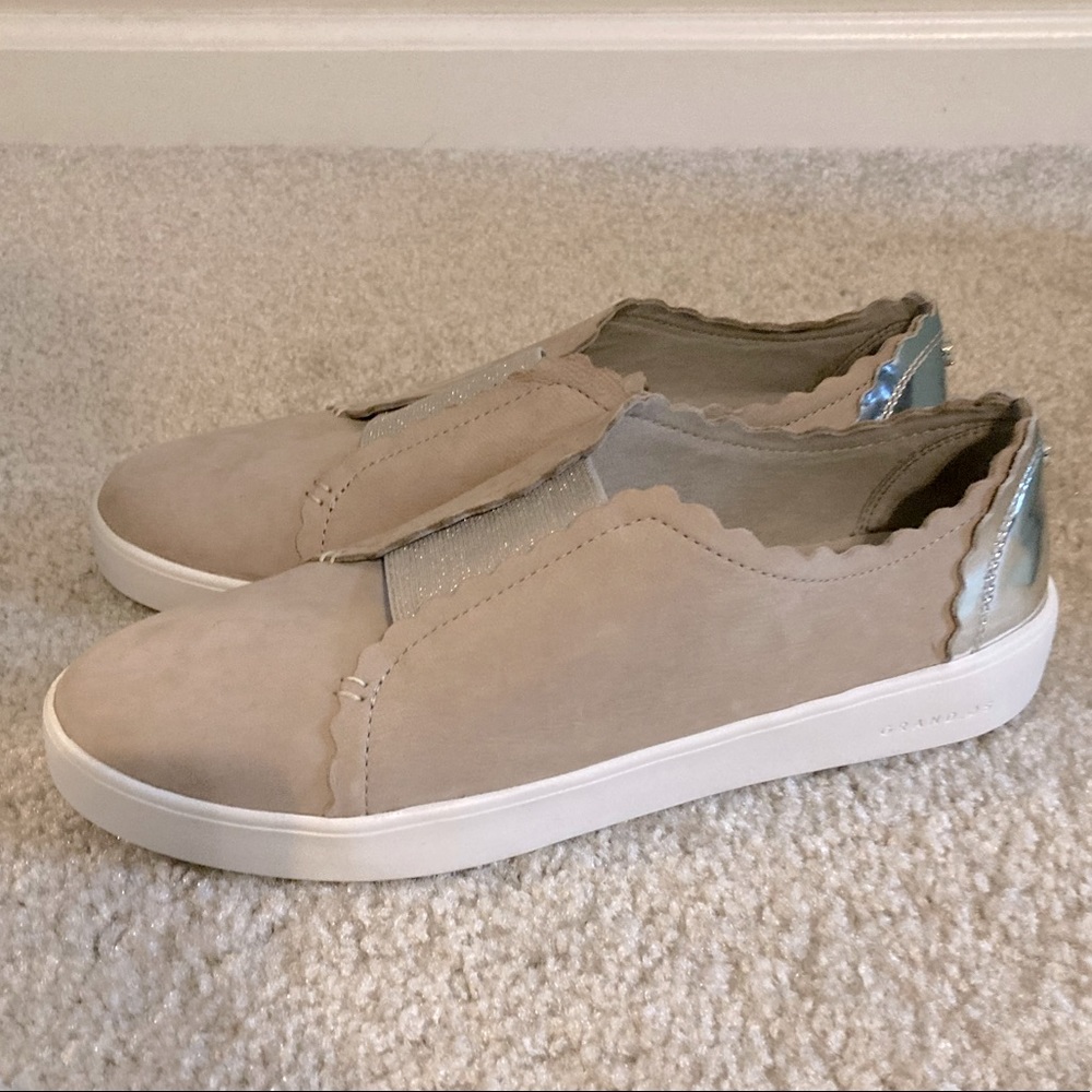 Cole Haan beige sneakers—brand new, never worn